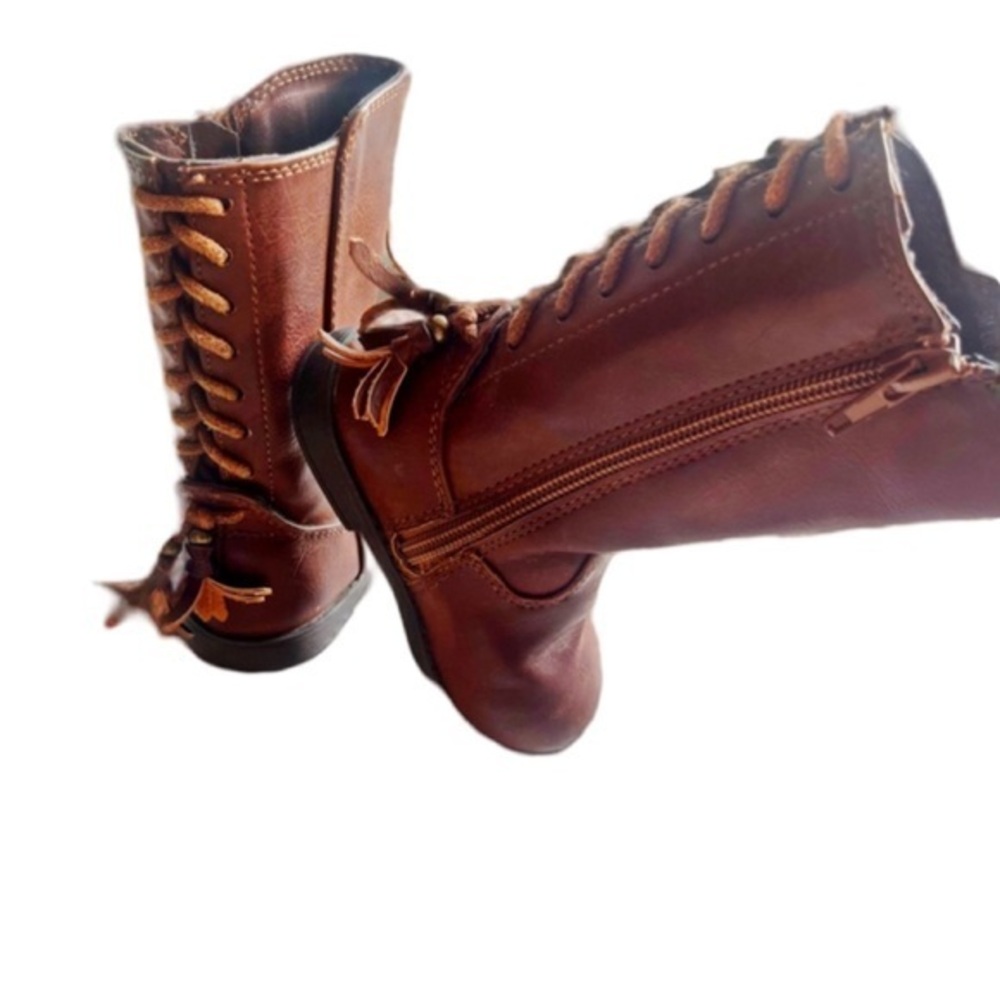 Rampage Girl Toddler Girls Brown Boots | Size 5 | Very Good Condition